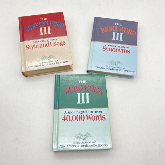 The American Heritage Dictionary Word Book, Written Word, Right Word III Box Set - Picture 3 of 16